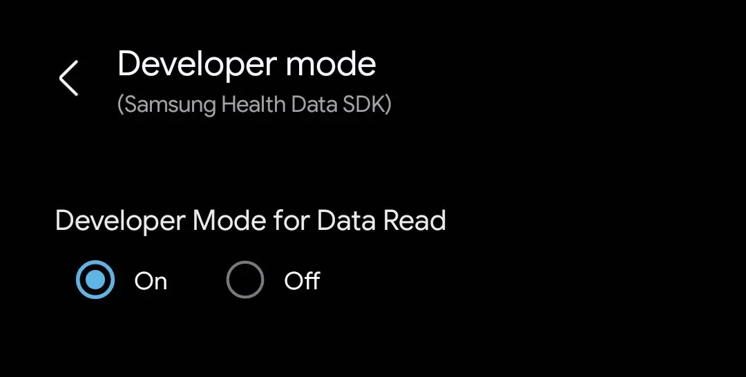 Samsung-dev-mode-On